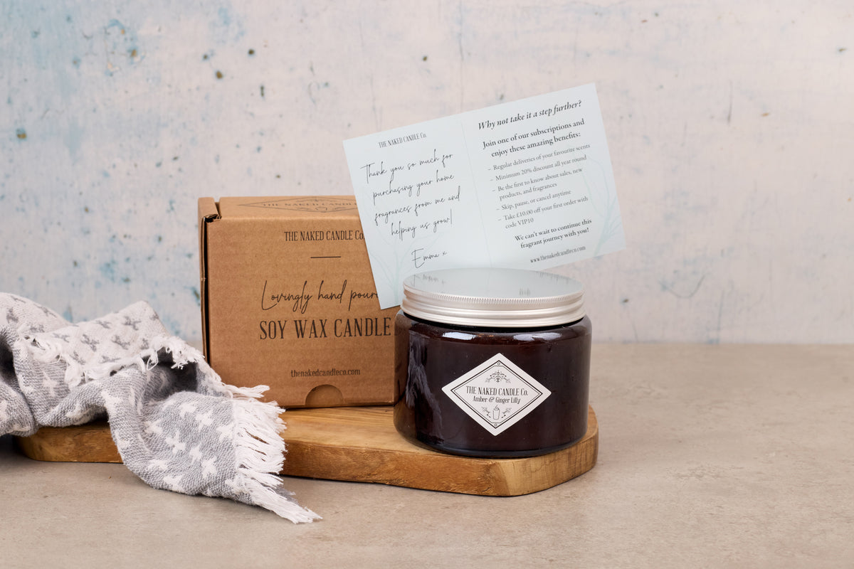 Naked Candle Co - Double Wick Candle // VIP Candle Club - bi monthly