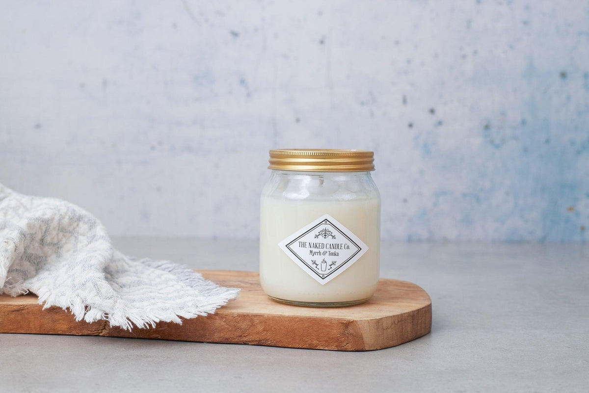 Signature Candle - Myrrh & Tonka - TheNakedCandleCo