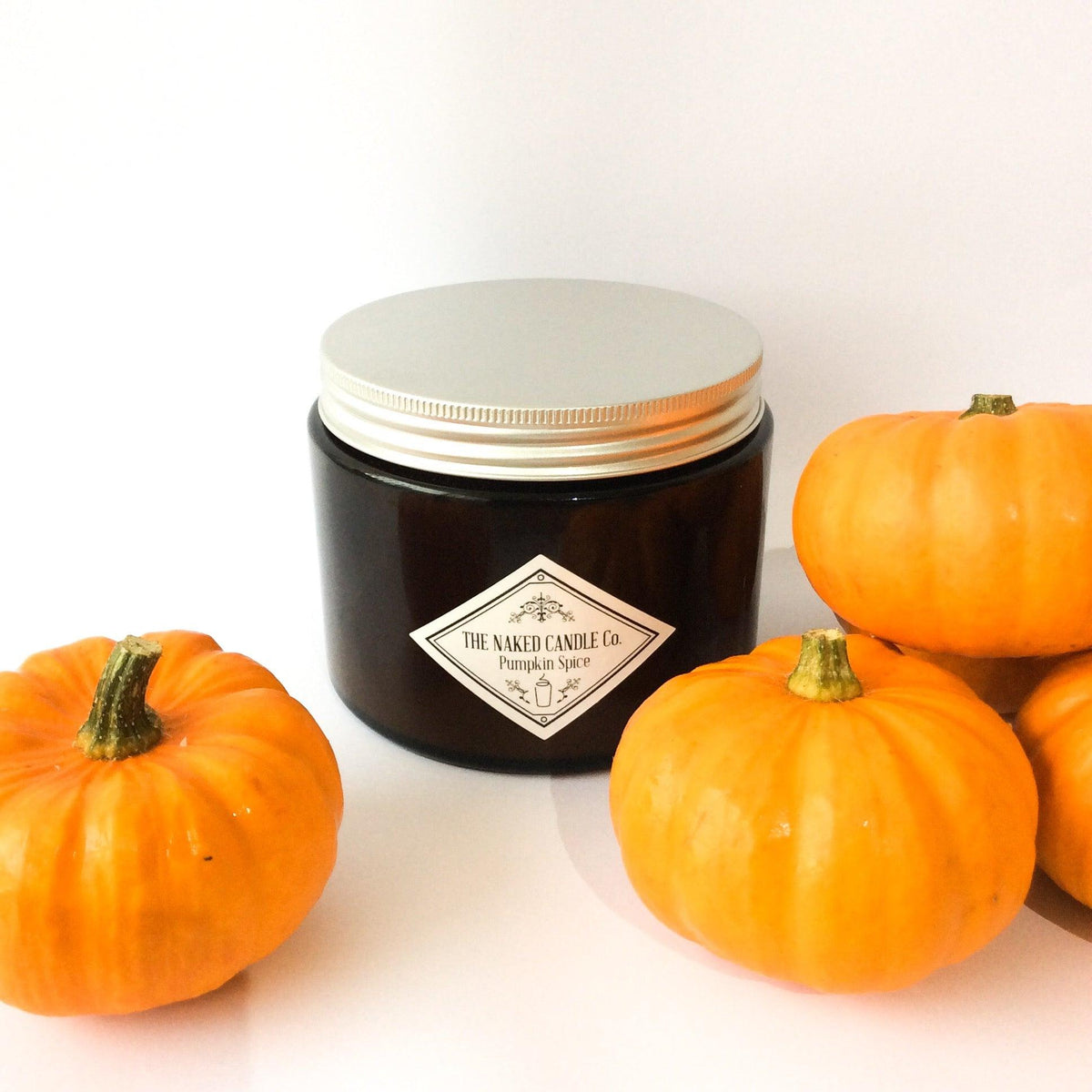 Double Wick Candle- Pumpkin Spice - TheNakedCandleCo